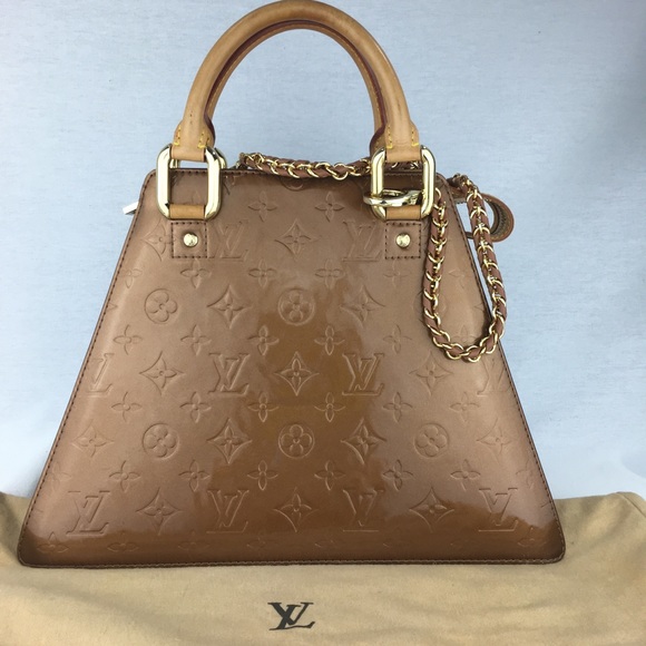 LOUIS VUITTON Vernis Forsyth Handbag added Chain - Picture 8 of 12